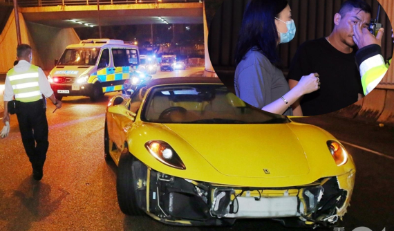 Đại gia phán sắp mua siêu xe mới nên không tiếc việc bạn gái tông hỏng siêu xe Ferrari mui trần