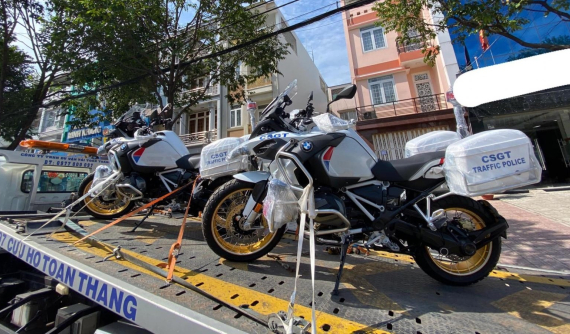 CSGT Việt nam được trang bị xe mô tô BMW R1250GSA HP cực đẹp
