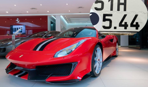 Chiếc Ferrari bí ẩn của doanh nhân quận 12 mới bấm biển số có thể là 488 Pista