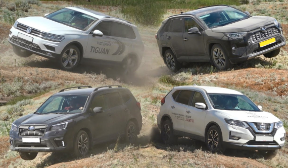 Chứng kiến màn so tài off-road giữa 9 mẫu SUV gồm Toyota RAV4, Mazda CX-5, Kia Sportage...