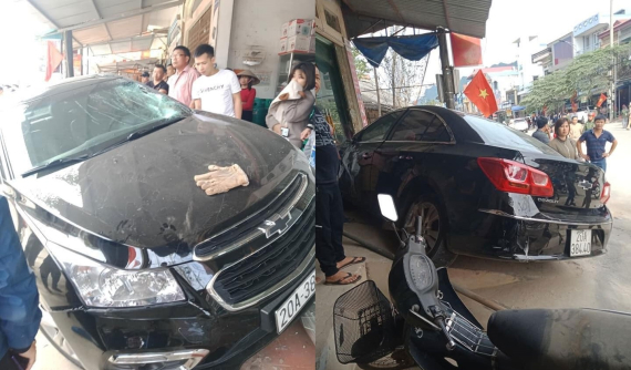 Vụ tai nạn khiến 2 bố con tử vong tại Thái Nguyên: Tài xế ô tô không có bằng lái, mượn xe đi khai trương nhà hàng