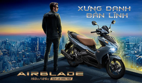 Honda Việt Nam ra mắt phiên bản mới cho xe ga ăn khách Honda Air Blade 150/125