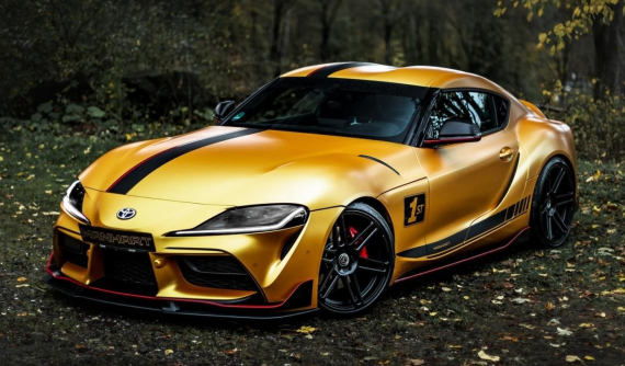 Công ty độ Manhart biến hóa Toyota Supra thành "quái vật vàng" mạnh 542 mã lực