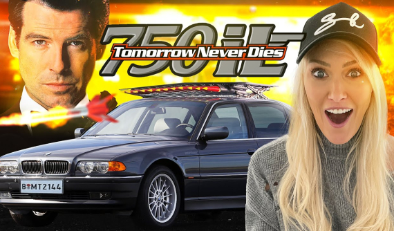 Khám phá chiếc BMW 750iL đặc biệt của James Bond trong phim "Tomorrow Never Dies”