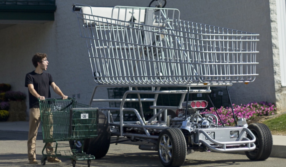 Shopper Chopper - Chiếc xe đẩy hàng khổng lồ lắp động cơ V8, mạnh 340 mã lực kỳ quái nhất trên đời