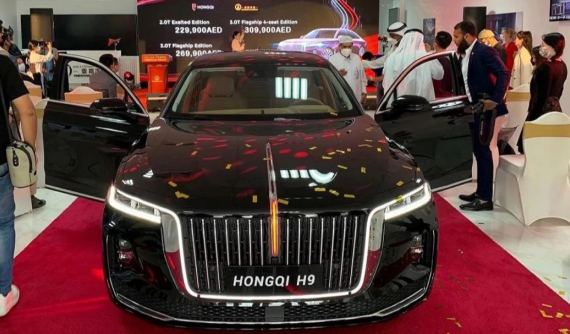 Sedan hạng sang Hồng Kỳ H9 ra mắt nhà giàu Trung Đông với giá từ 1,44 tỷ đồng