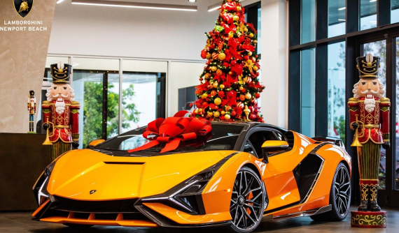 Siêu phẩm Lamborghini Sian đầu tiên đến Mỹ với bộ áo cực nổi, giá hơn 76 tỷ đồng