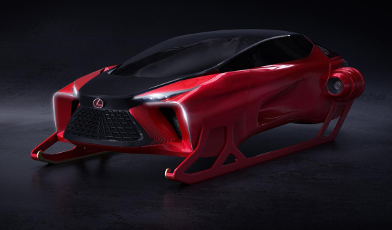 Lexus HX Sleigh Concept - Xe trượt tuyết sang trọng, lắp động cơ phản lực, "cốp không đáy" cho Ông già Noel