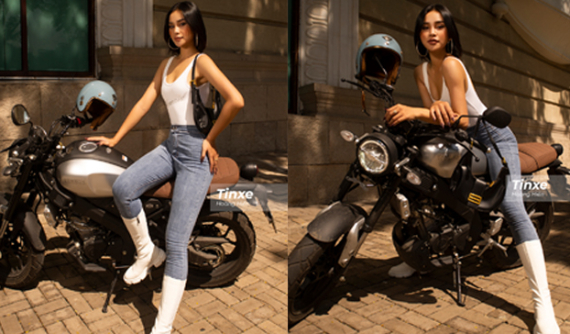 Top 10 Hoa hậu Hoàn Vũ Việt Nam 2019 khoe da nâu khoẻ khoắn bên Yamaha XSR 155