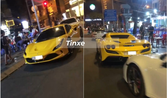 Video: Bắt gặp siêu ngựa Ferrari F8 Spider dạo đêm tại Sài thành cùng cặp đôi Porsche 911 nổi tiếng nhất Việt Nam