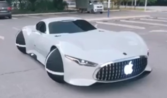 Chiếc xe Apple đang gây xôn xao trên TikTok này thực chất chỉ là "hàng giả"