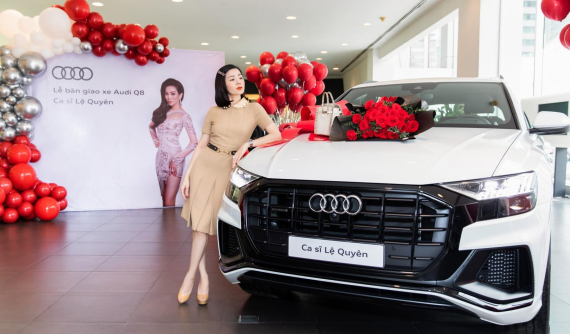 Lệ Quyên tậu Audi Q8 chính hãng đầu tiên về Việt Nam, giá hơn 5 tỷ đồng