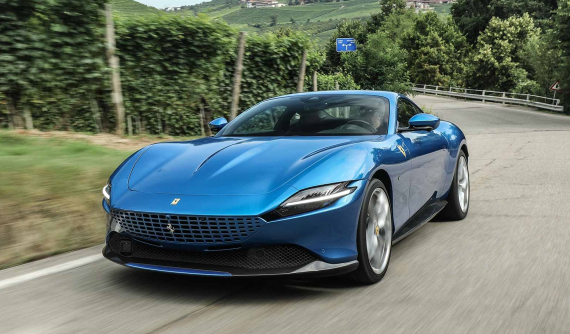 Nóng: Lộ ảnh siêu xe 4 chỗ ngồi Ferrari Roma đầu tiên về Việt Nam, ngoại thất sơn màu xanh đẹp mắt