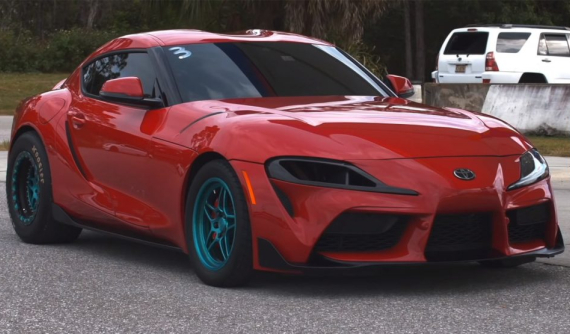 Đây là chiếc Toyota Supra A90 độ 950 mã lực nhanh nhất thế giới, đua drag 9 giây trở xuống