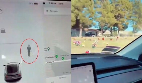 Video: Chủ xe "tá hỏa" khi chiếc Tesla của mình phát hiện ra "người vô hình" ở nghĩa trang