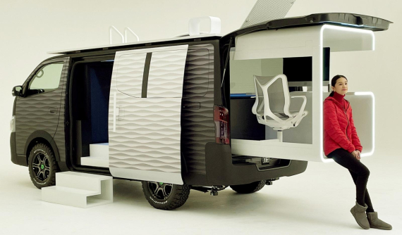 Nissan "Office Pod" - Mẫu concept văn phòng di động tiện lợi được ra mắt