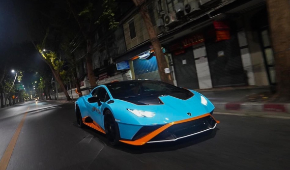 Lamborghini Huracan STO trên đường phố không xe cộ tại Thái Lan khiến dân tình nước này thích thú