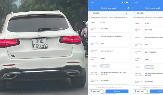 "Kim thiền thoát xác" - Chiêu trò trốn phạt nguội của nhiều lái xe