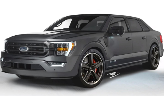 Đây là kết quả kỳ cục khi biến đổi một chiếc bán tải Ford F-150 2021 thành... sedan