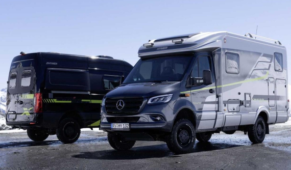 Hymer ra mắt hai dòng xe van cắm trại biết off-road cực tốt dựa trên Mercedes-Benz Sprinter