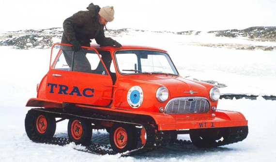 Mini-Trac - Chiếc xe thám hiểm Nam Cực quái đản, ra đời cách đây gần 60 năm