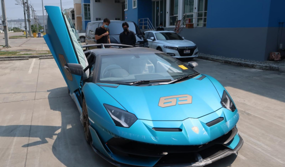 Lamborghini Aventador SVJ63 mui trần đầu tiên đến Thái Lan