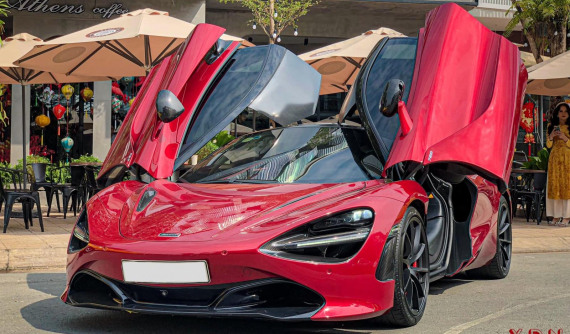 Siêu xe McLaren 720S màu đỏ Memphis về "làm dâu" tại Đồng Nai