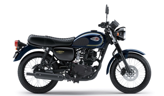 Xế cổ giá tốt Kawasaki W175 sở hữu thêm bộ cánh xanh dương "mát mẻ" cho năm 2021