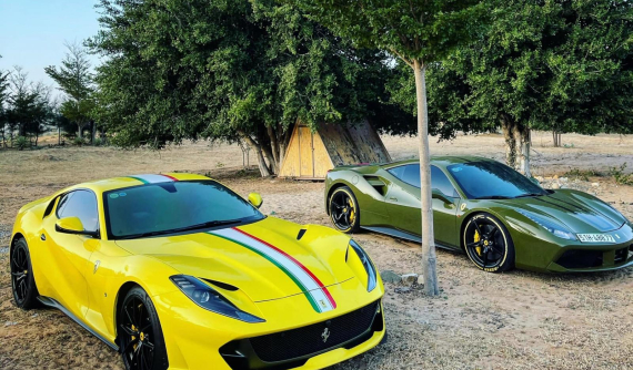 Ferrari 812 Superfast màu đen độc nhất Việt Nam diện áo vàng rực rỡ