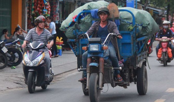 Đề xuất: TP HCM cấm xe thô sơ 3-4 bánh từ năm 2025