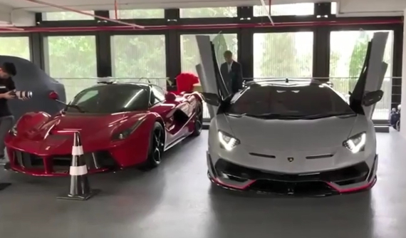 Video: Lamborghini Aventador SVJ mui trần xuất hiện cùng với Ferrari LaFerrari và nhiều xe khủng khác tại Thái Lan