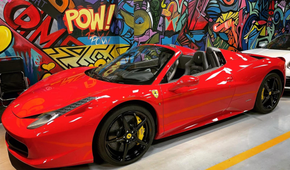 Người chơi lan đột biến ở Hóc Môn tậu siêu xe mui trần Ferrari 458 Spider chỉ có 2 chiếc tại Việt Nam