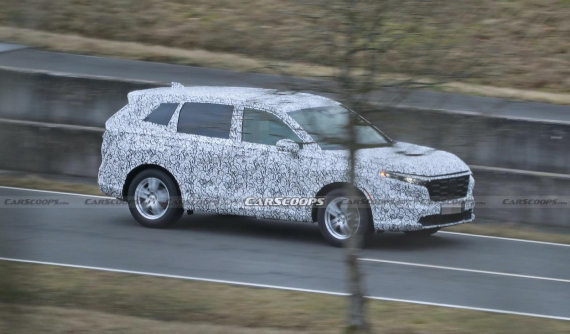 Honda CR-V 2023 lần đầu tiên lộ diện với kích thước lớn hơn, thiết kế giống HR-V mới