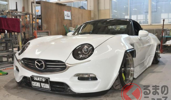 Chiếc Mazda Cosmo Vision độc đáo này là sản phẩm độ của các sinh viên Nhật Bản