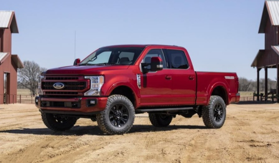 Xe bán tải hạng nặng Ford Super Duty 2022 trình làng với màn hình trung tâm 12 inch