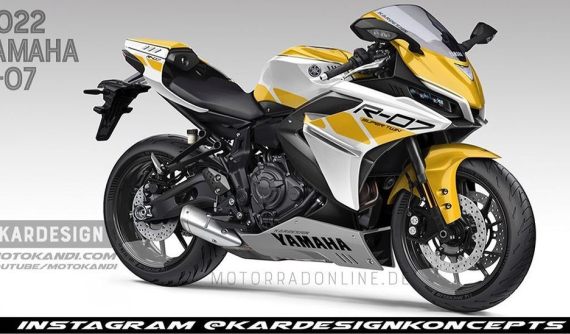Sportbike Yamaha R7 lộ diện, trang bị động cơ xylanh đôi