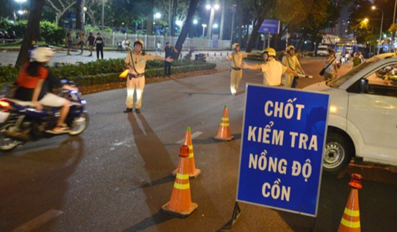 Tổng kiểm soát lái xe vi phạm ma túy, nồng độ cồn trên toàn cả nước từ ngày 15/3