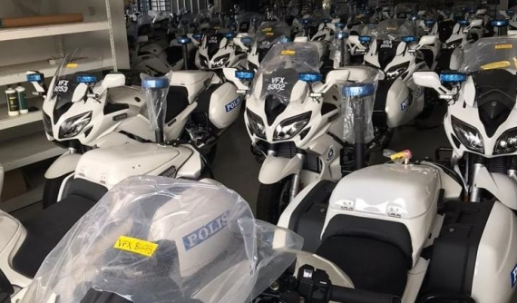 Chiêm ngưỡng đội xe mô tô Yamaha FJR1300P vừa gia nhập lực lượng cảnh sát Malaysia