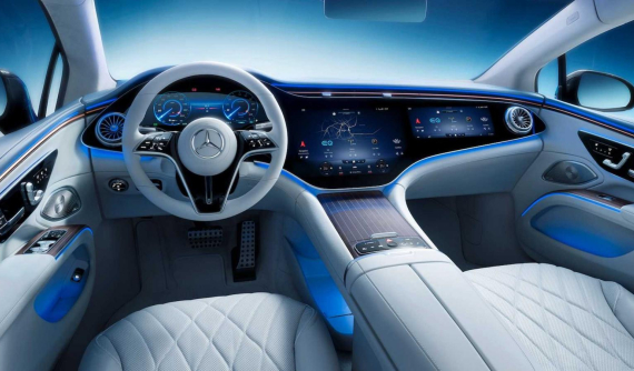 Xe điện cao cấp Mercedes EQS 2022 hé lộ hình ảnh nội thất chính thức
