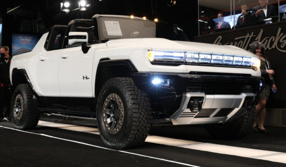 Bán tải điện GMC Hummer EV Edition 1 mã VIN 001 được bán đấu giá 2,5 triệu USD