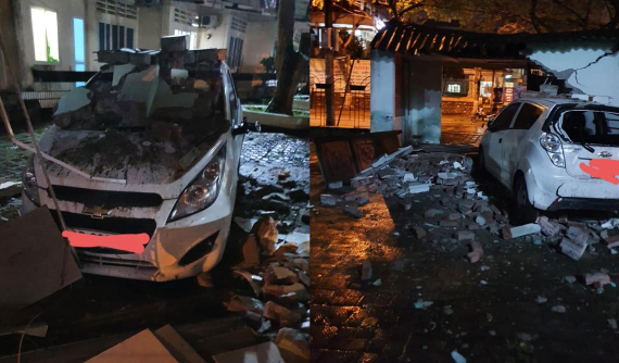 Xem ảnh hiện trường vụ tai nạn tại Lào Cai, cư dân mạng không ngớt lời khen ngợi xe Chevrolet Spark