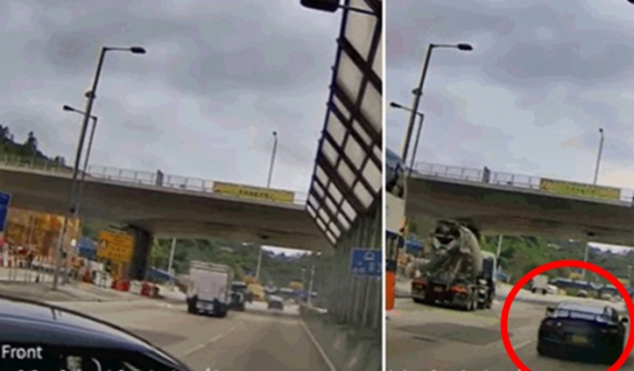 Video: Điều khiển siêu xe tốc độ cao gây tai nạn với xe khác, tài xế cho Nissan GT-R bỏ chạy trên cao tốc