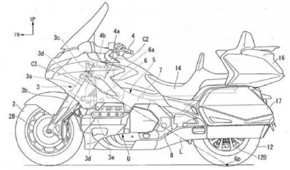 Honda phát triển công nghệ an toàn tự đánh lái khi xe mô tô bị trượt bánh