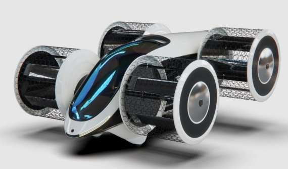 Cyclocar - Mẫu xe bay chạy điện hoàn toàn, chở được 6 người, tốc độ tối đa 250 km/h của người Nga