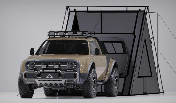 Alpha Wolf Plus - Mẫu bán tải điện lý tưởng để đi cắm trại được ra mắt lần đầu