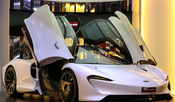 Siêu xe triệu đô McLaren Speedtail đầu tiên đặt chân đến đại lý bán toàn xe hypercar cho nhà giàu Việt