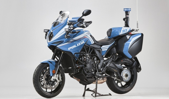 Mô tô hạng sang MV Agusta Turismo Veloce gia nhập lực lượng cảnh sát Milan