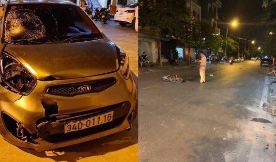 Hé lộ video quay khoảnh khắc ô tô Kia Morning tông xe đạp điện khiến 1 nữ sinh tử vong tại Hải Dương