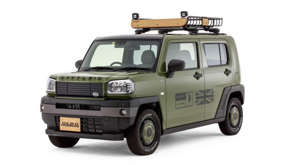 Chiếc Land Rover Defender cổ điển, dễ thương này thực chất là xe kei Nhật Bản