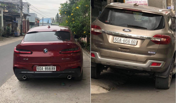 CSGT xác minh vụ hai xe BMW X4 và Ford Everest trùng biển số đẹp 60A-868.88 tại Đồng Nai